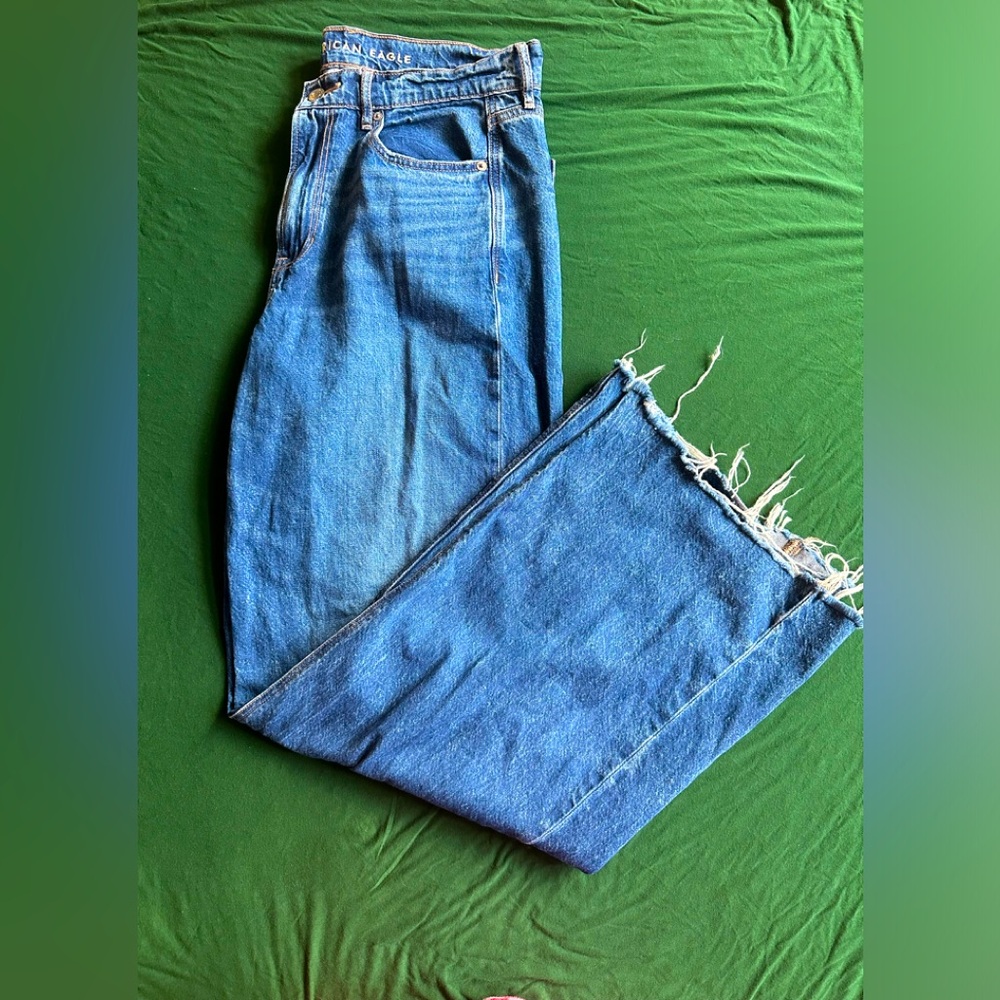 Super high rise baggy wide leg jeans